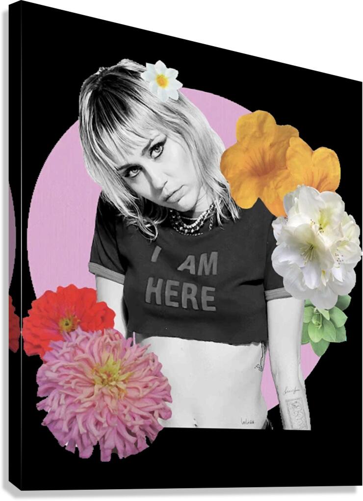 Miley Cyrus 21 Canvas Print