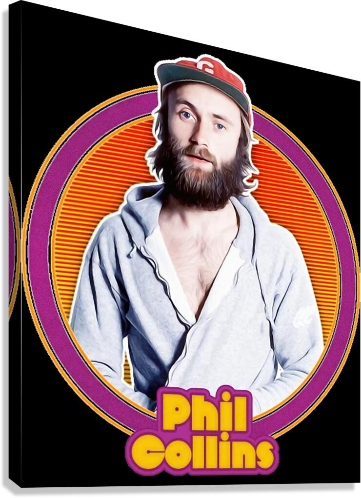 Phil Collins 57 Canvas Print