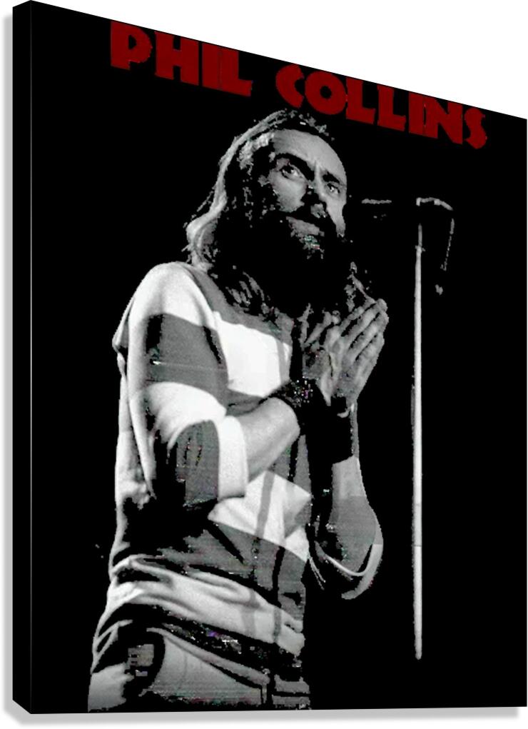 Phil Collins 13 Canvas Print