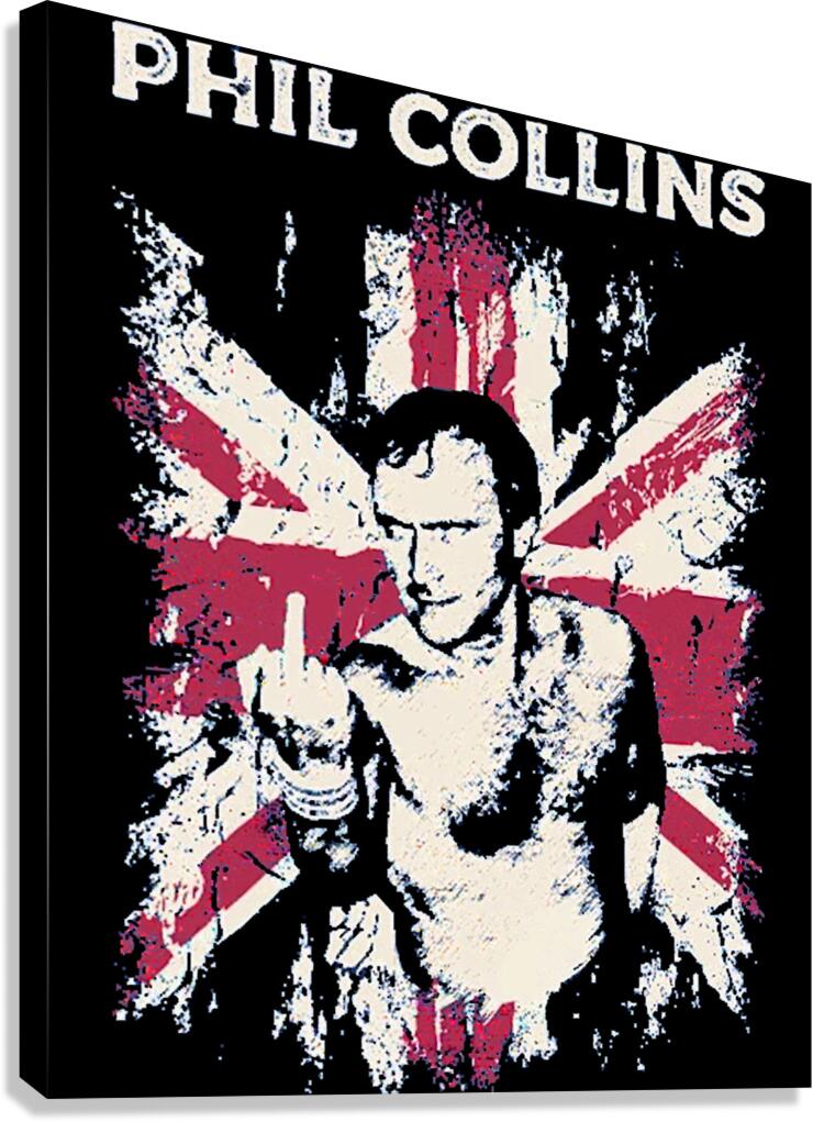 Phil Collins 18 Canvas Print