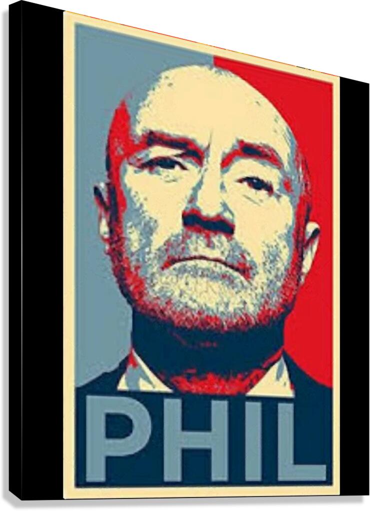 Phil Collins 20 Canvas Print