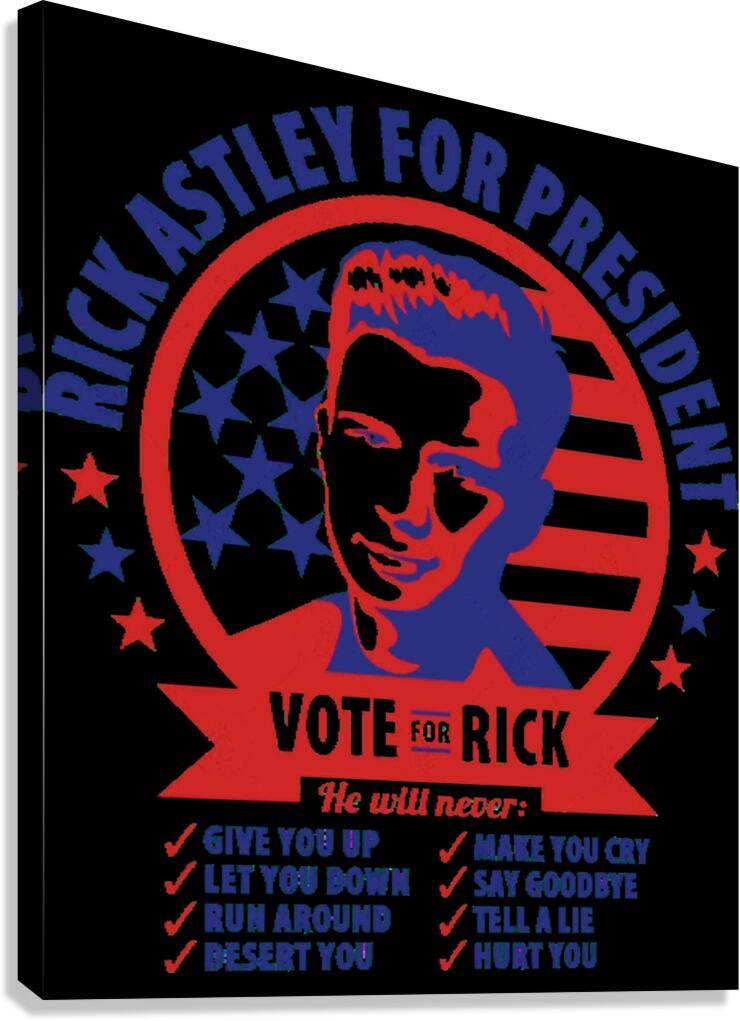 Rick Astley 38 Canvas Print