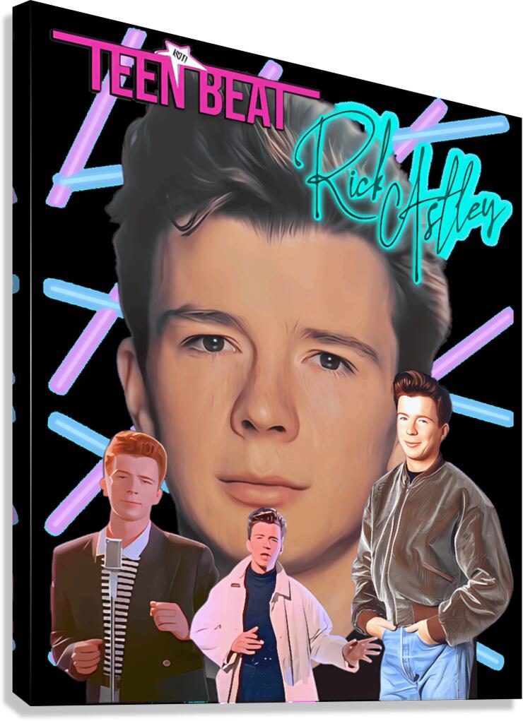 Rick Astley 39 Canvas Print