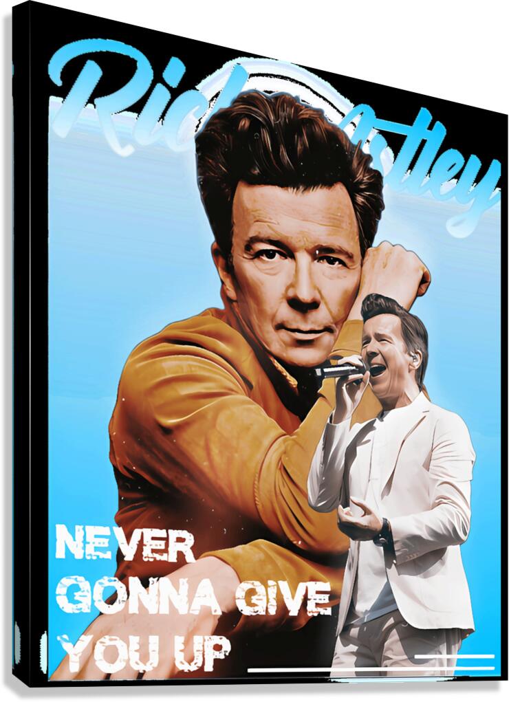 Rick Astley 47 Canvas Print