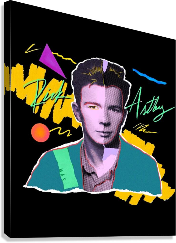 Rick Astley 64 Canvas Print