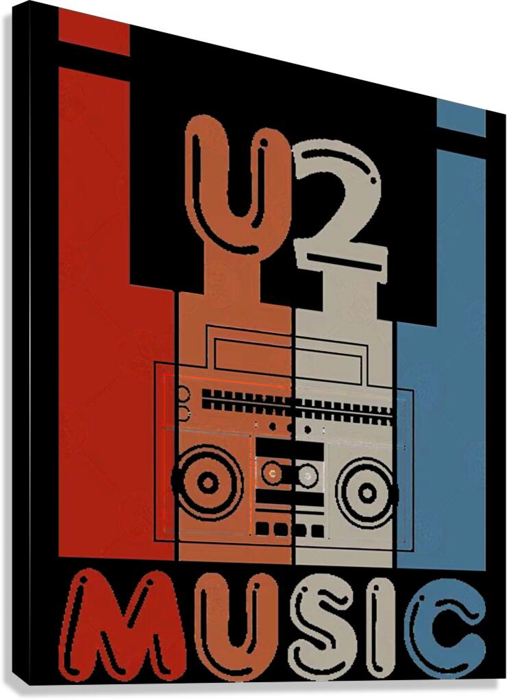 U2 4 Canvas Print