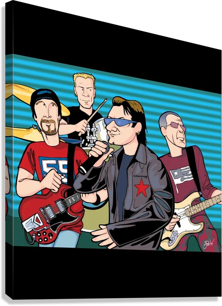 U2 18 Canvas Print