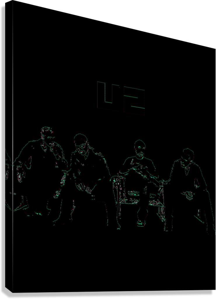 U2 40 Canvas Print