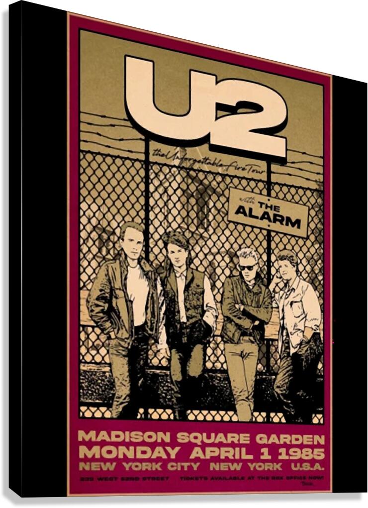 U2 41 Canvas Print