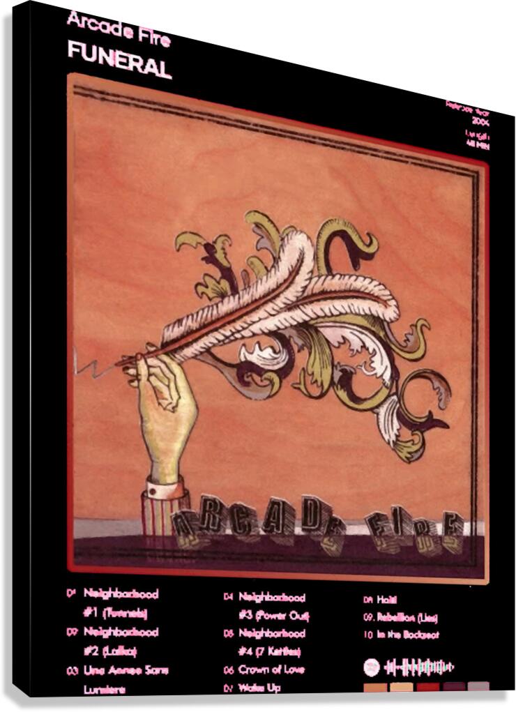 Arcade Fire 33 Canvas Print