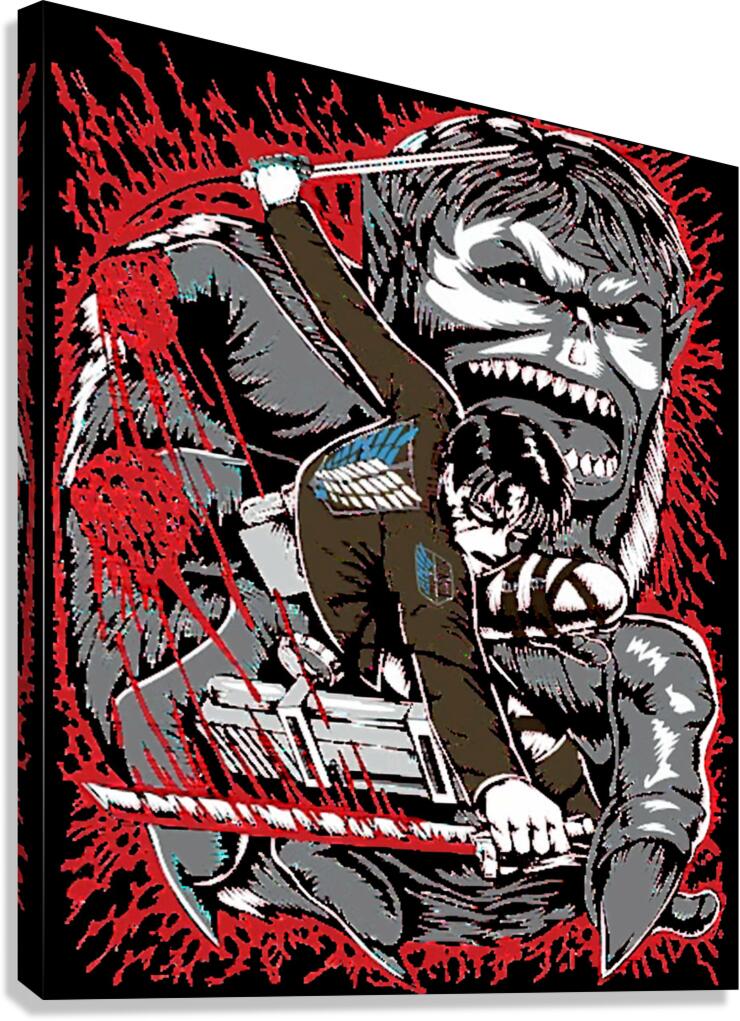 Attack on Titan 56 Canvas Print