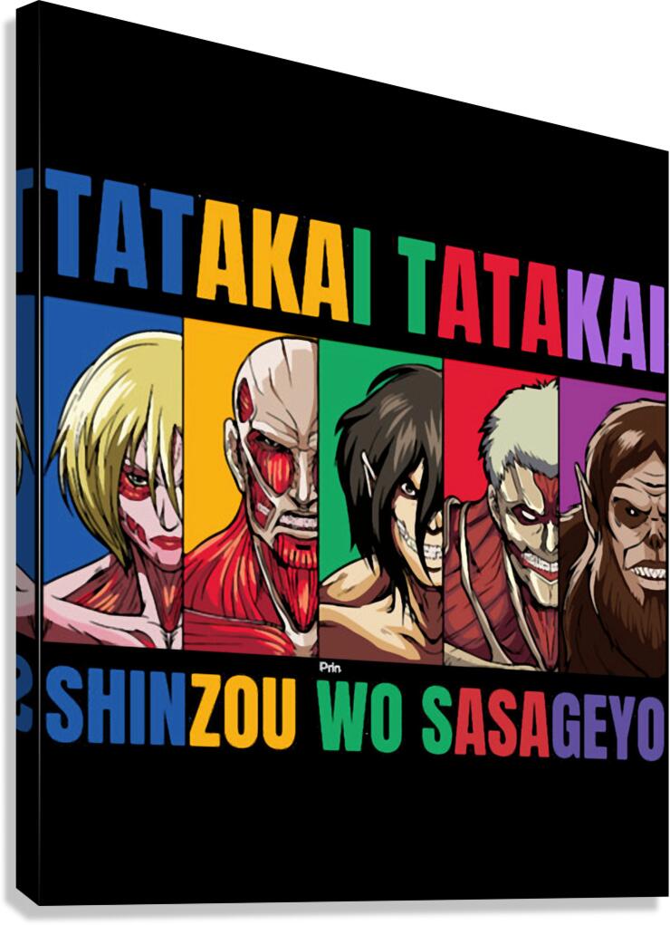Attack on Titan 13 Canvas Print
