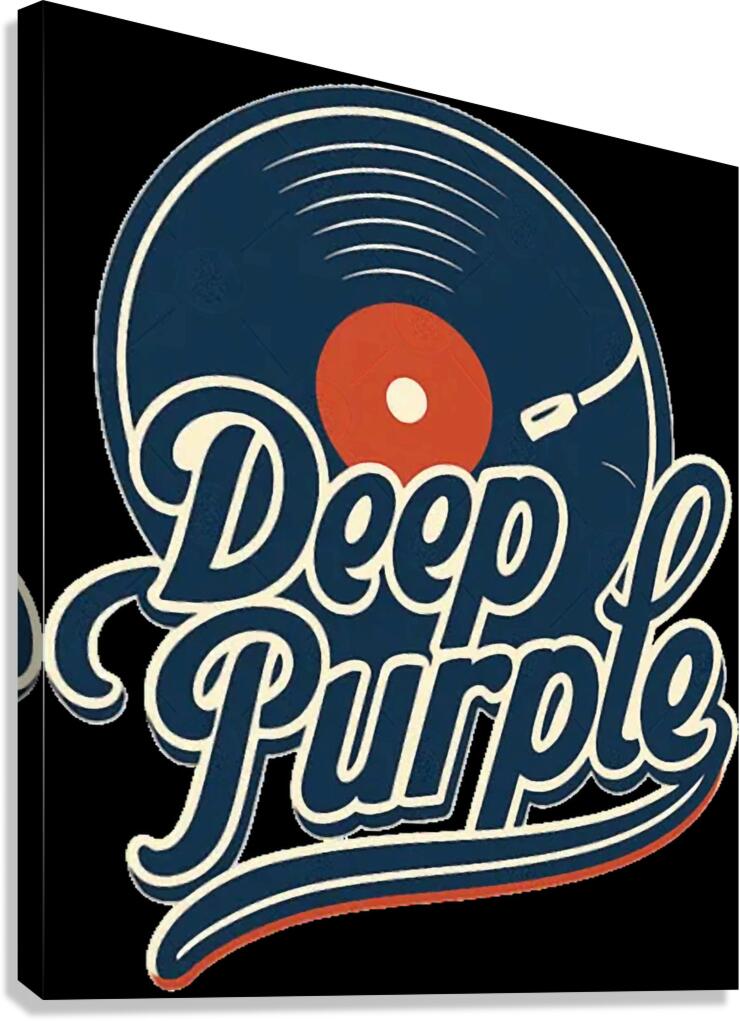 Deep Purple 4 Canvas Print