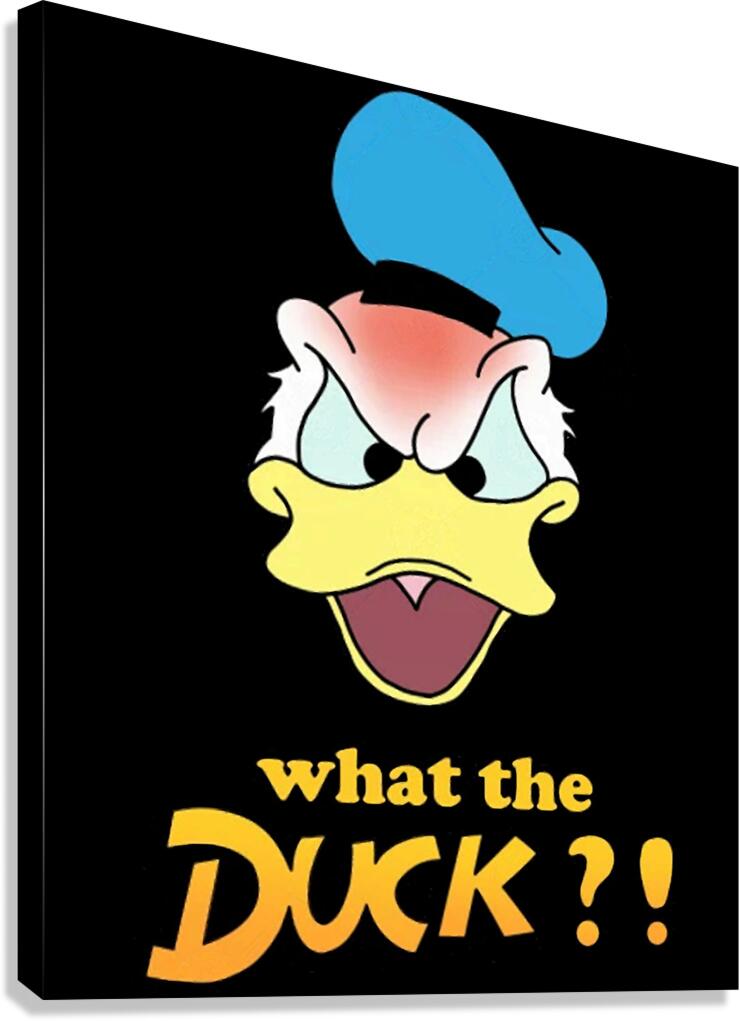 Donald Duck 21 Canvas Print