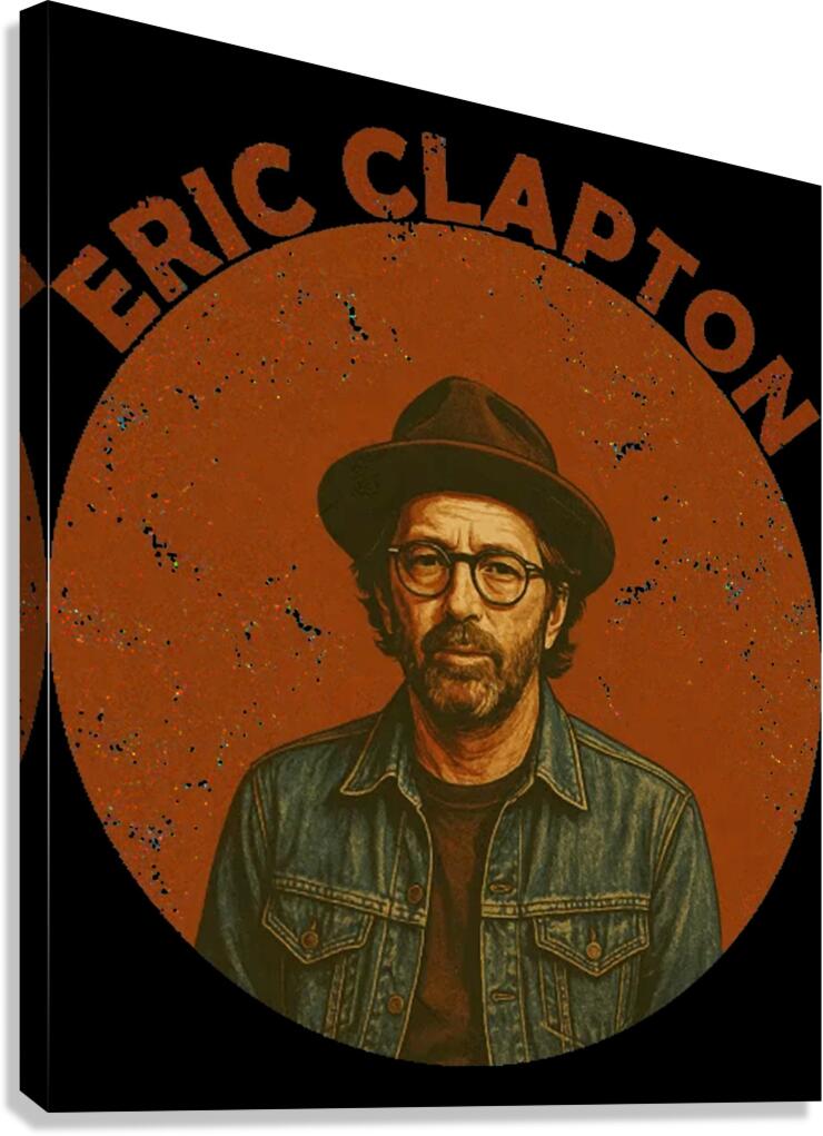 Eric Clapton 7 Canvas Print