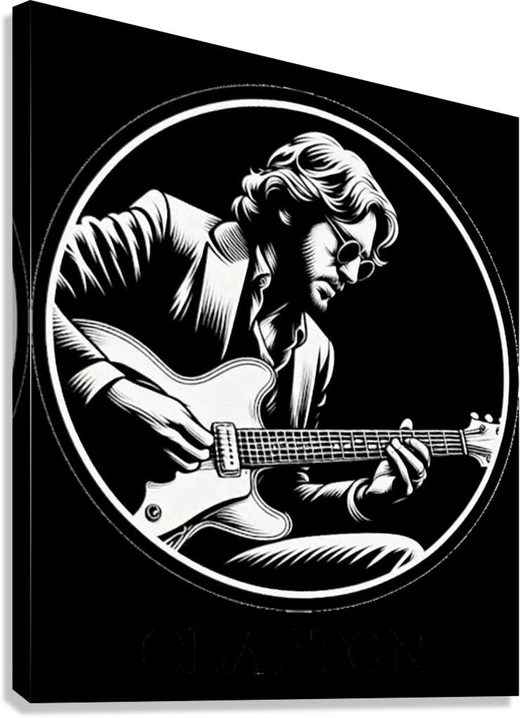 Eric Clapton 16 Canvas Print