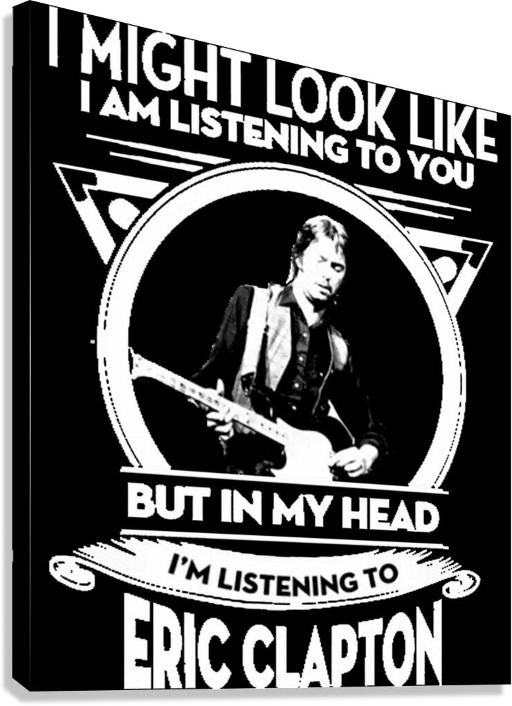 Eric Clapton 21 Canvas Print