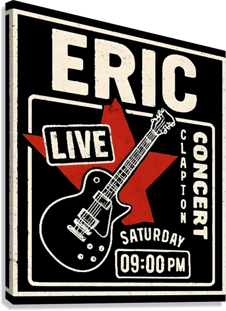 Eric Clapton 23 Canvas Print