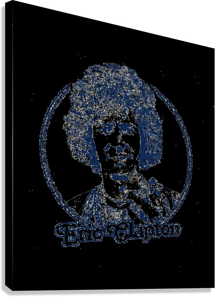 Eric Clapton 41 Canvas Print