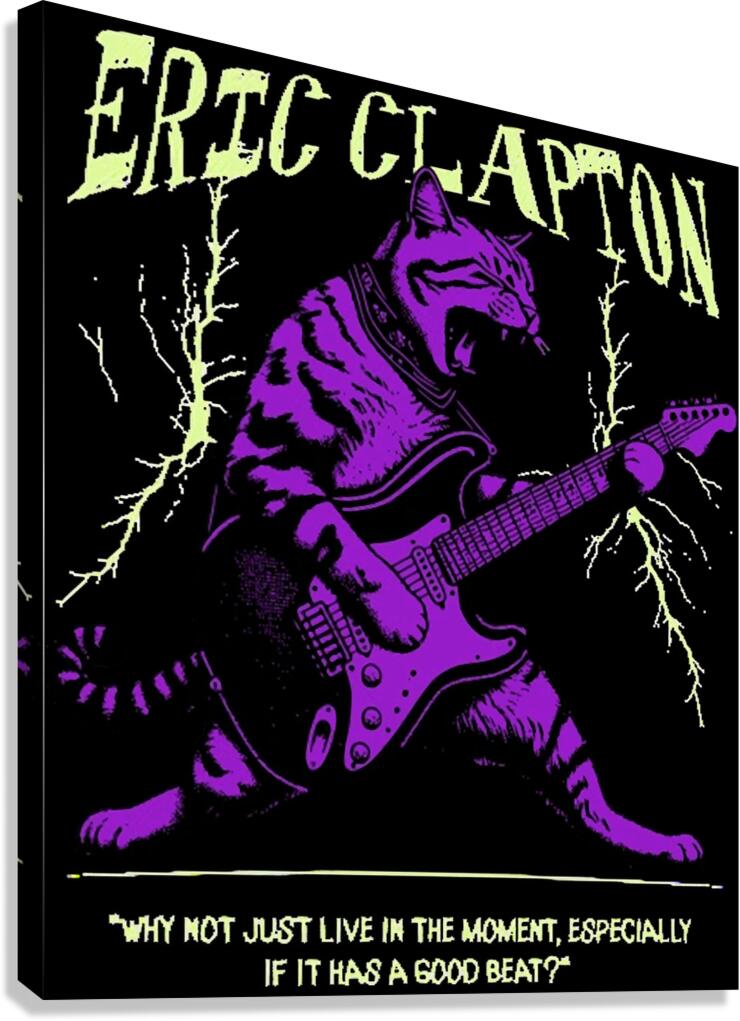 Eric Clapton 48 Canvas Print