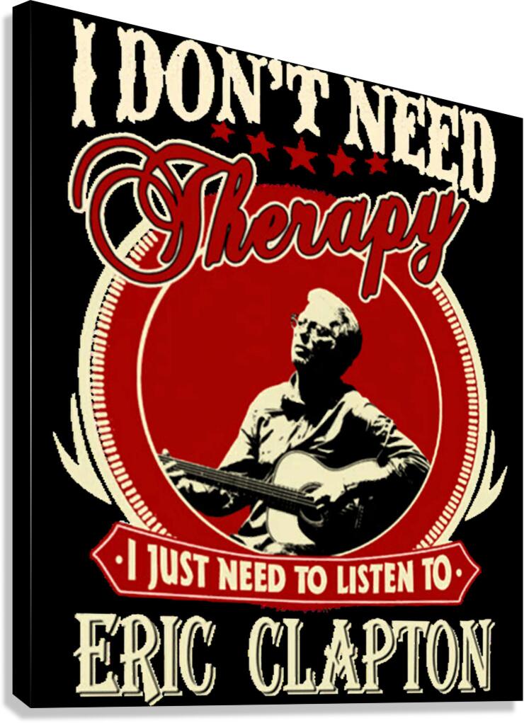 Eric Clapton 52 Canvas Print