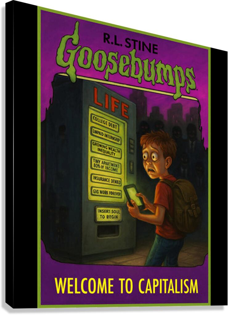 Goosebumps 21 Canvas Print