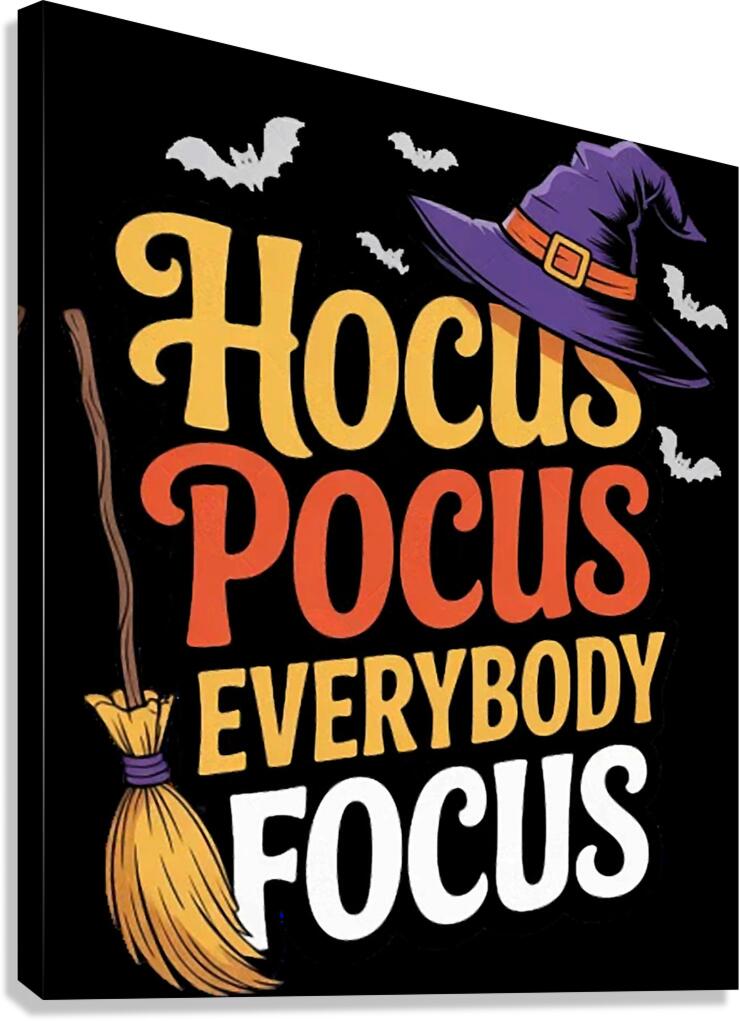 Hocus pocus 40 Canvas Print