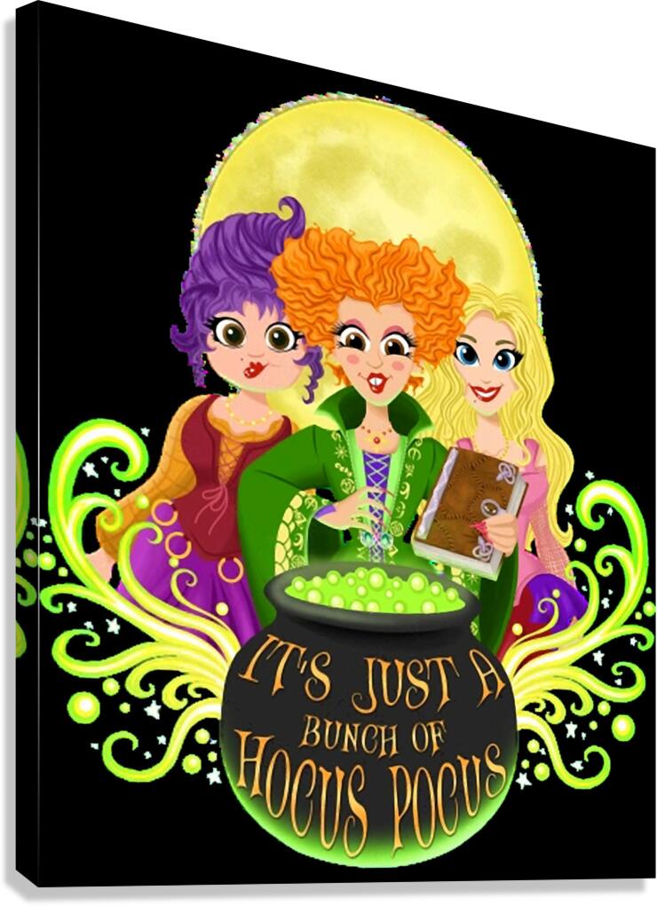 Hocus pocus 50 Canvas Print