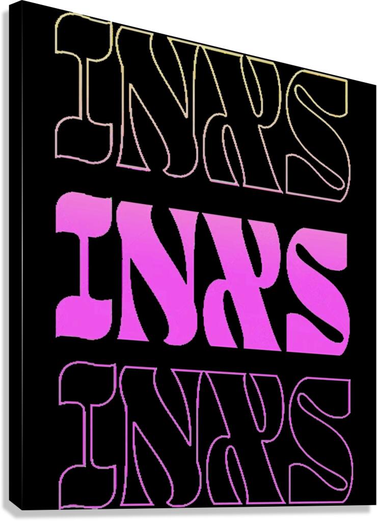INXS 37 Canvas Print