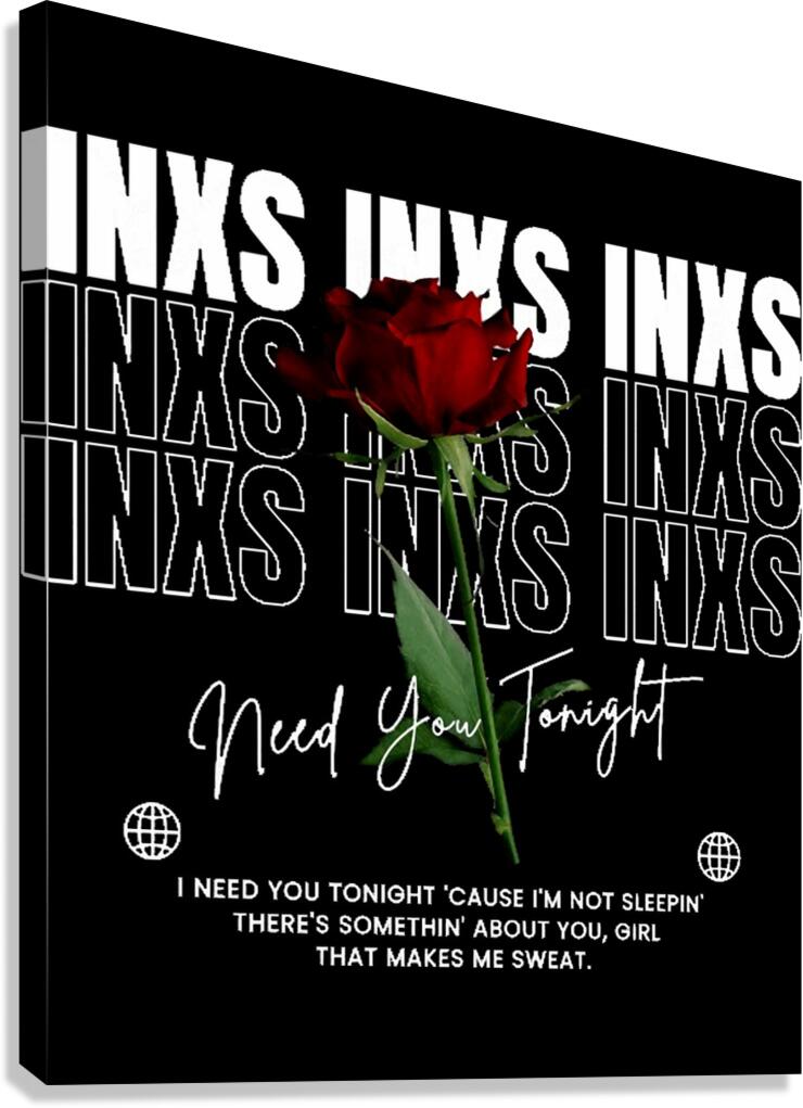 INXS 57 Canvas Print