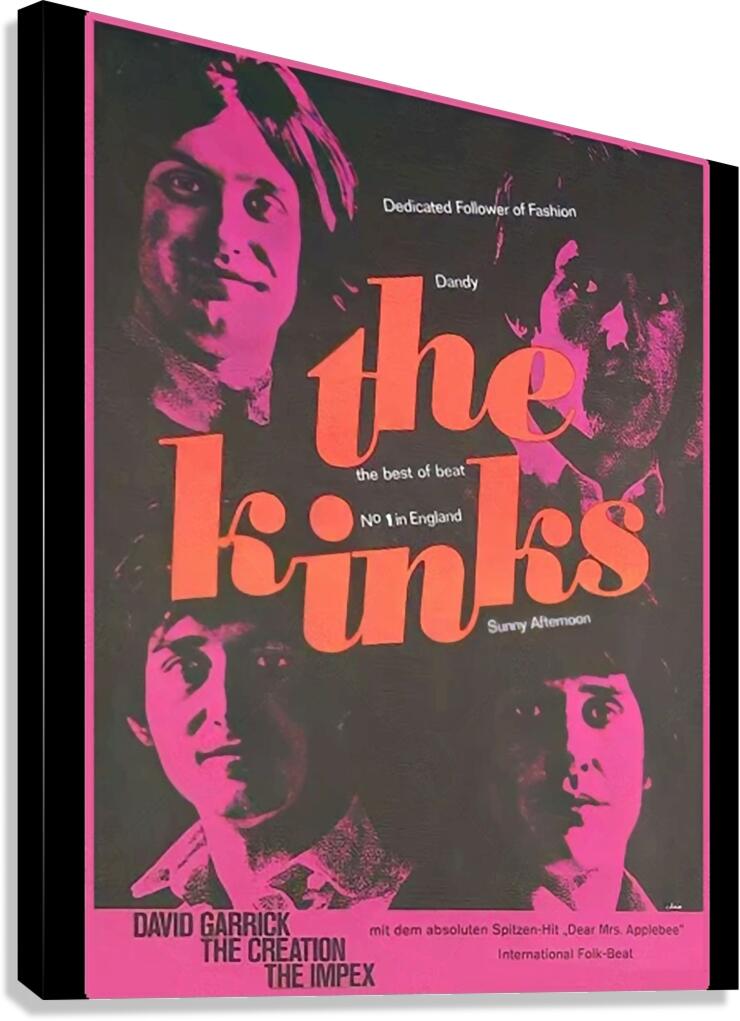 Kinks 4 Canvas Print