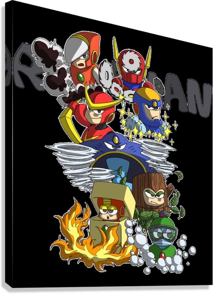 Mega Man 21 Canvas Print