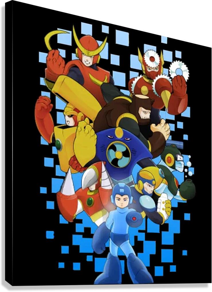 Mega Man 28 Canvas Print