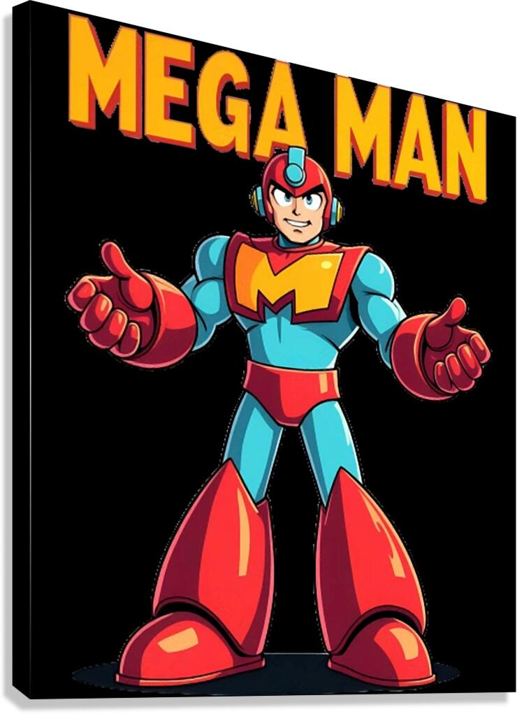 Mega Man 34 Canvas Print