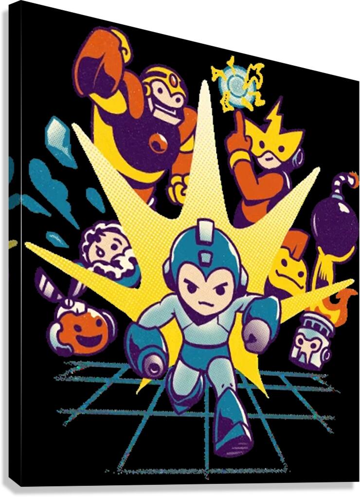 Mega Man 46 Canvas Print