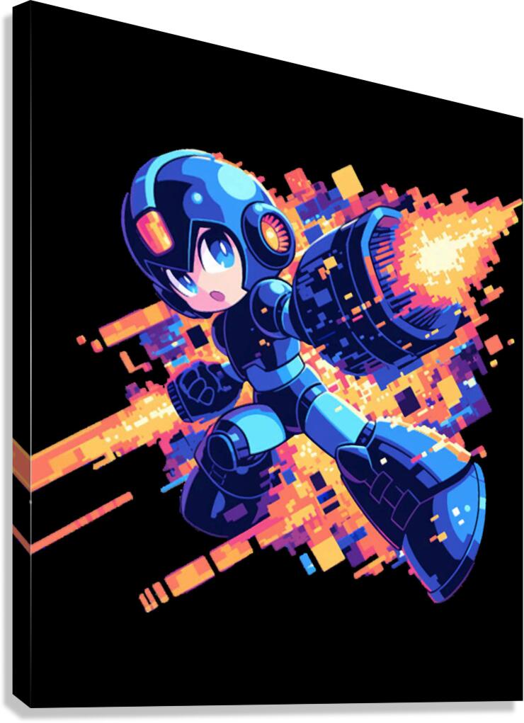 Mega Man 48 Canvas Print
