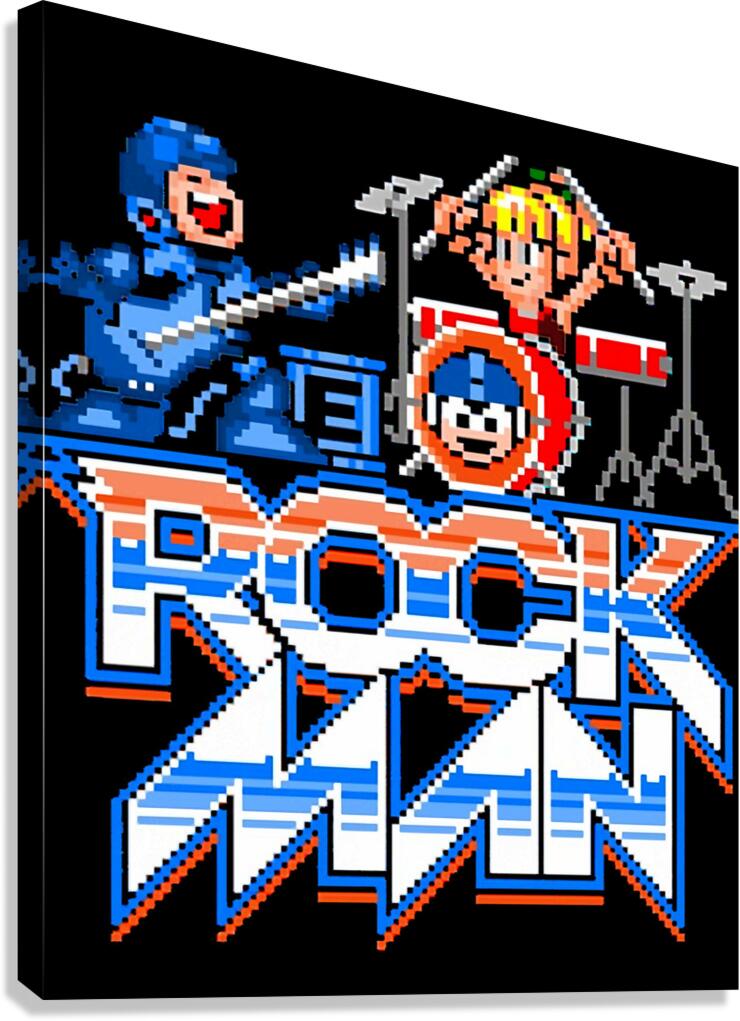 Mega Man 70 Canvas Print