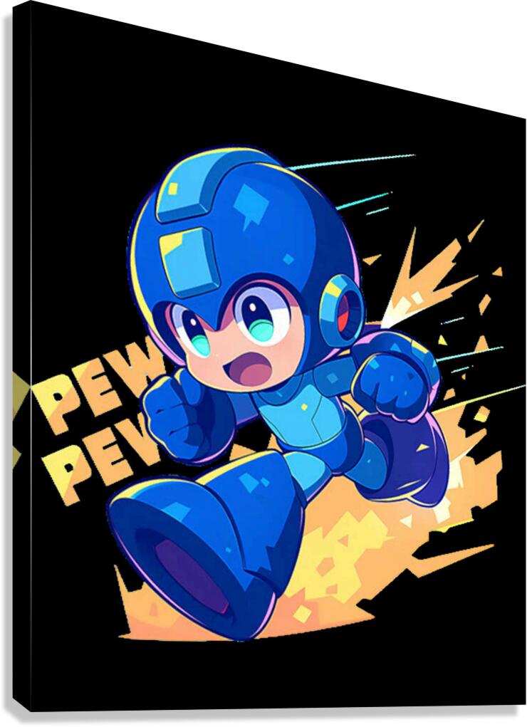 Mega Man 72 Canvas Print