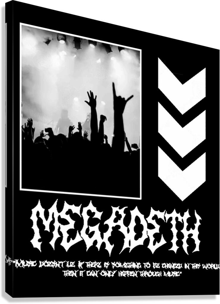 Megadeth 52 Canvas Print