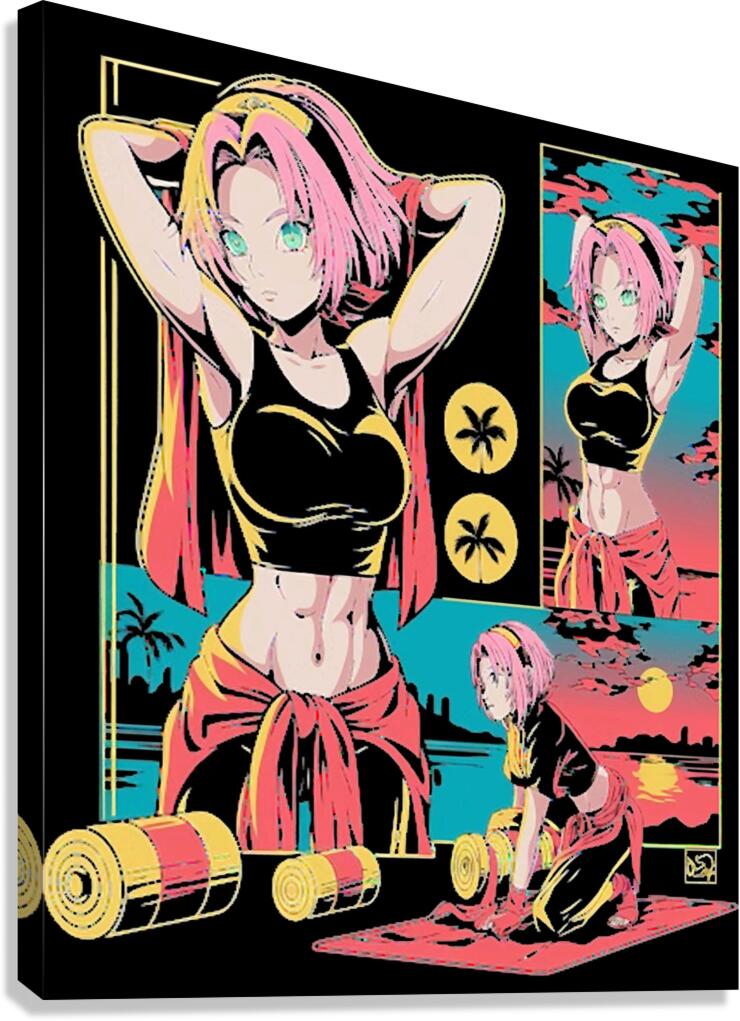 Naruto 64 Canvas Print