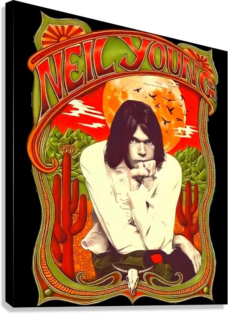 Neil Young 21 Canvas Print