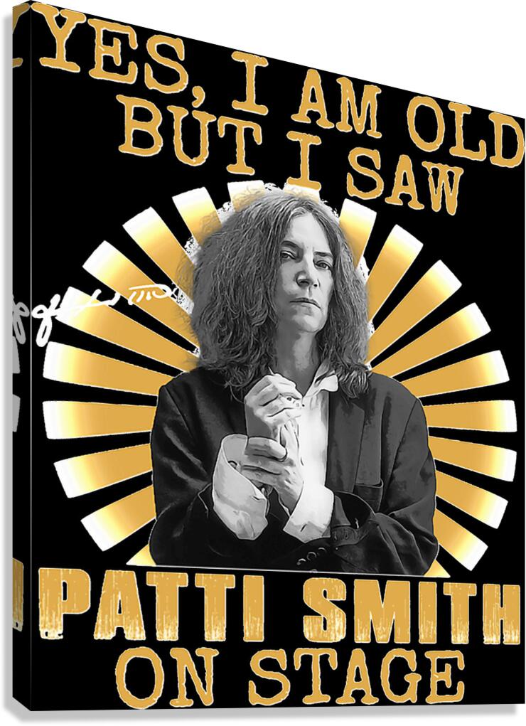 Patti Smith 21 Canvas Print