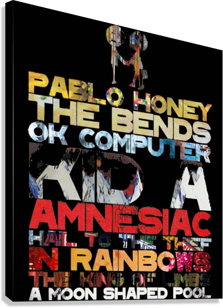 Radiohead 39 Canvas Print
