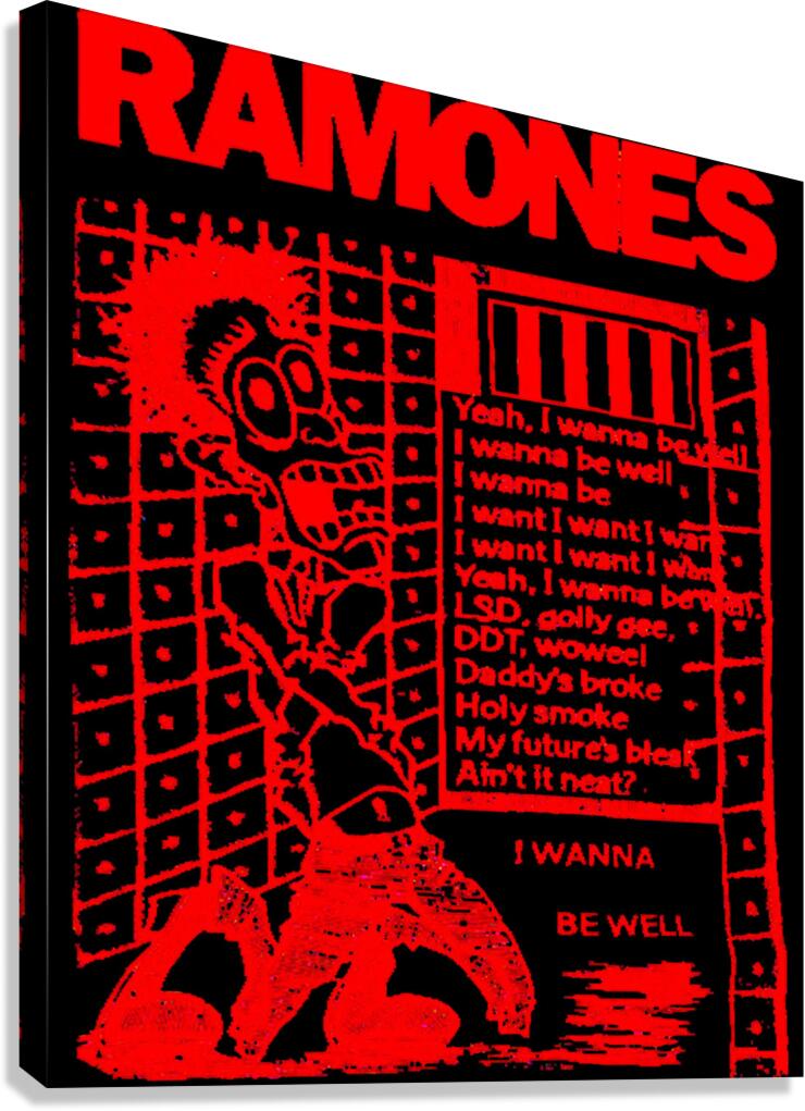 Ramones 28 Canvas Print