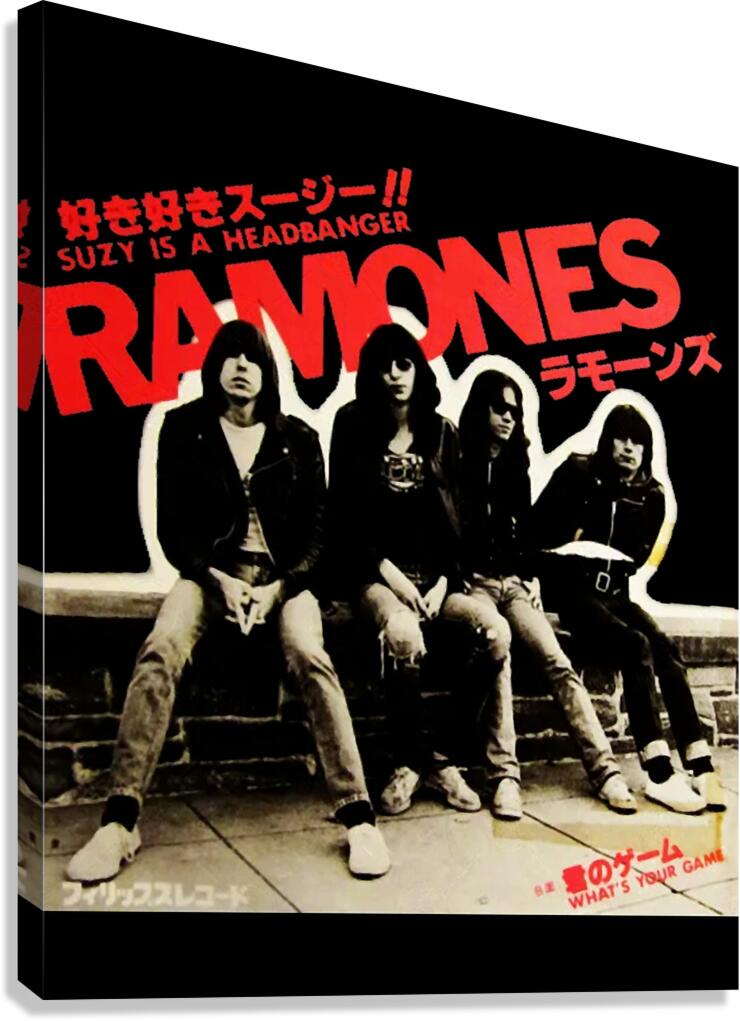 Ramones 34 Canvas Print