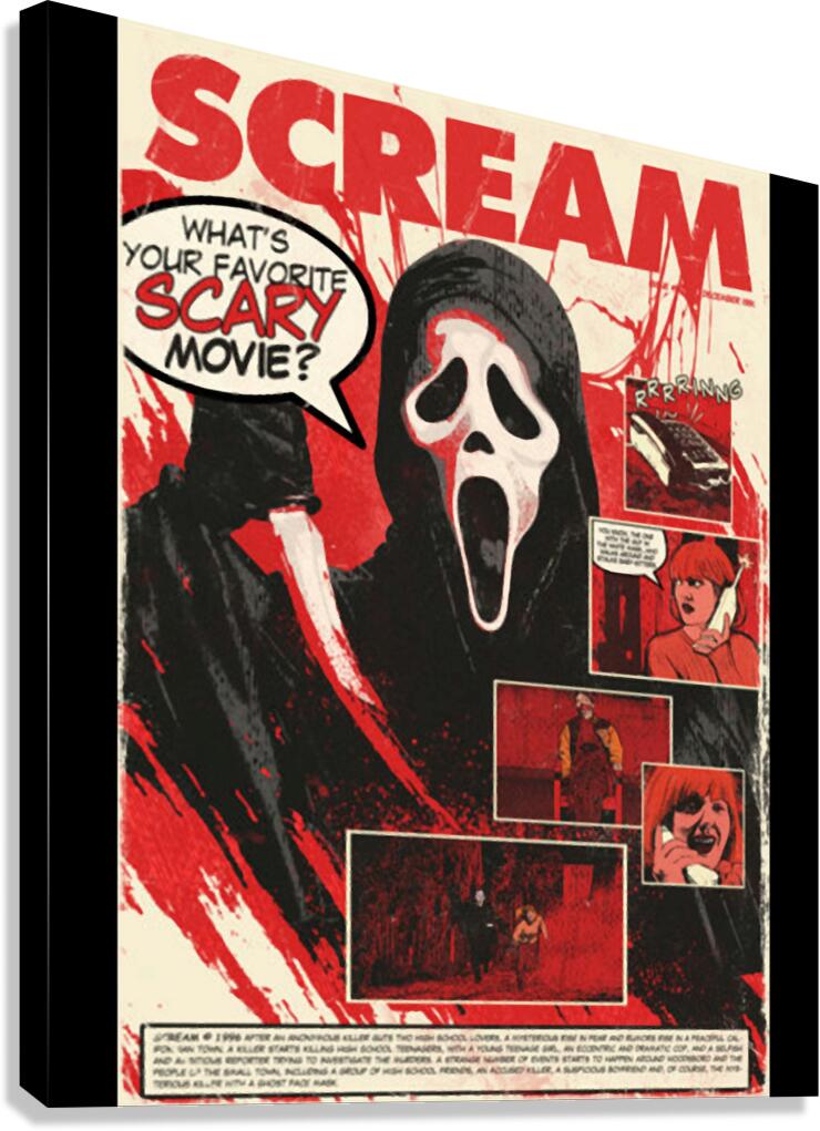 Scream 46 Canvas Print
