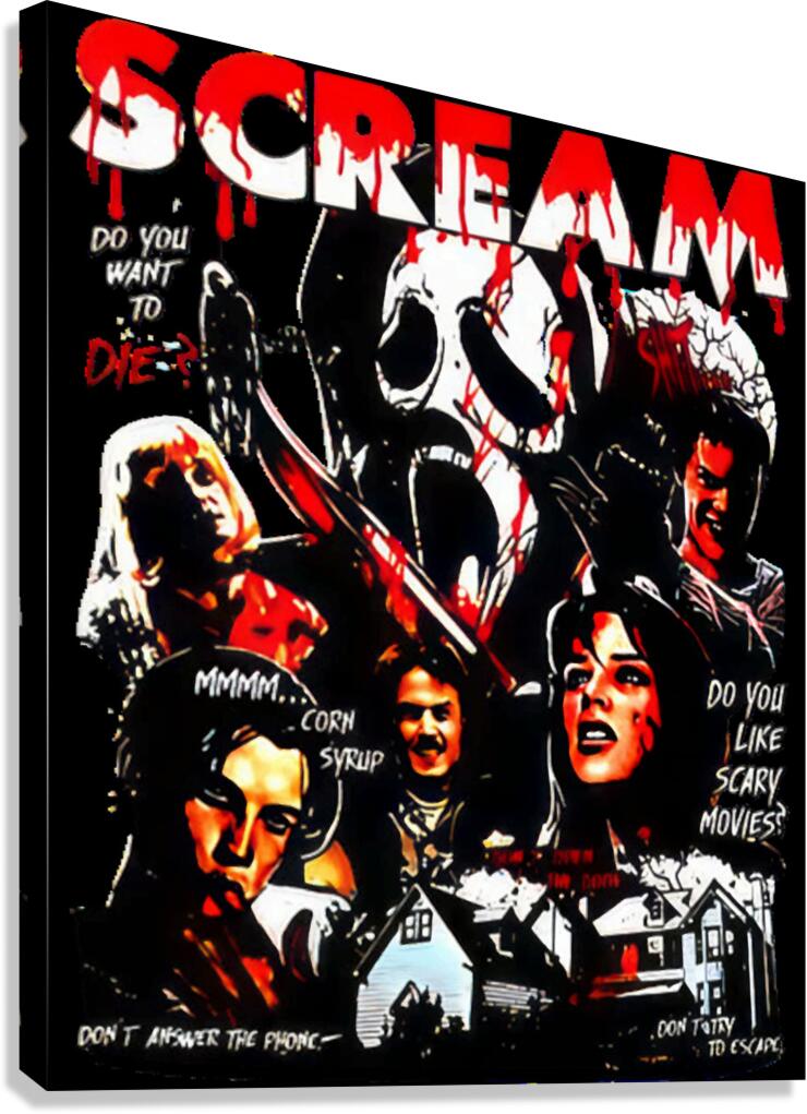 Scream 63 Canvas Print