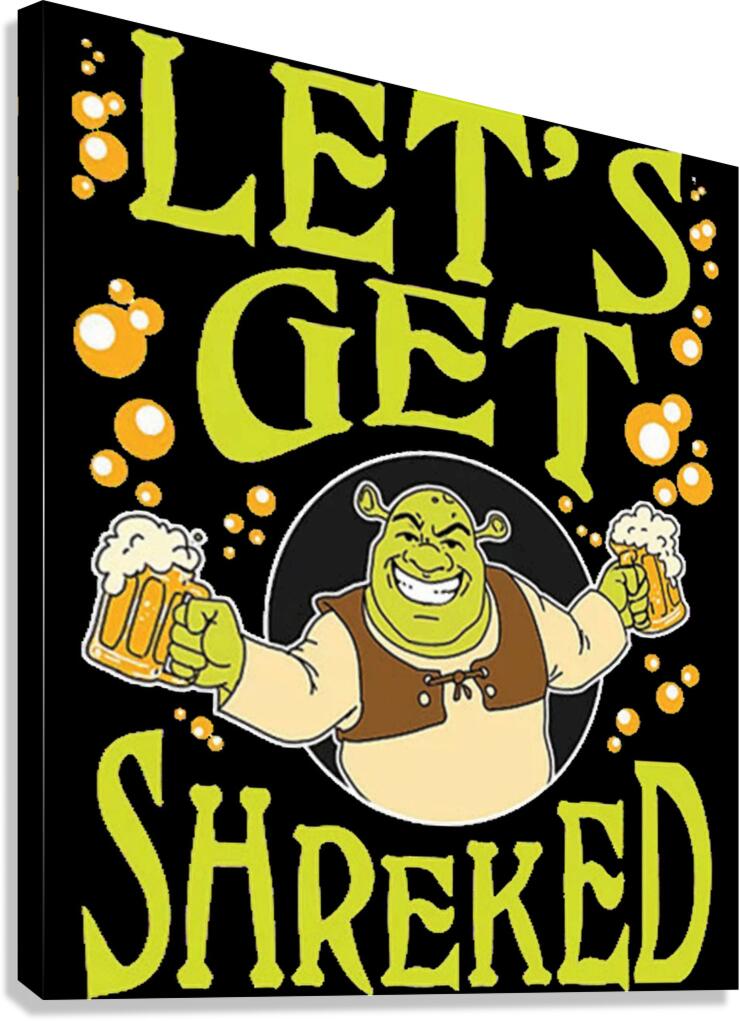 Shrek 18 Canvas Print
