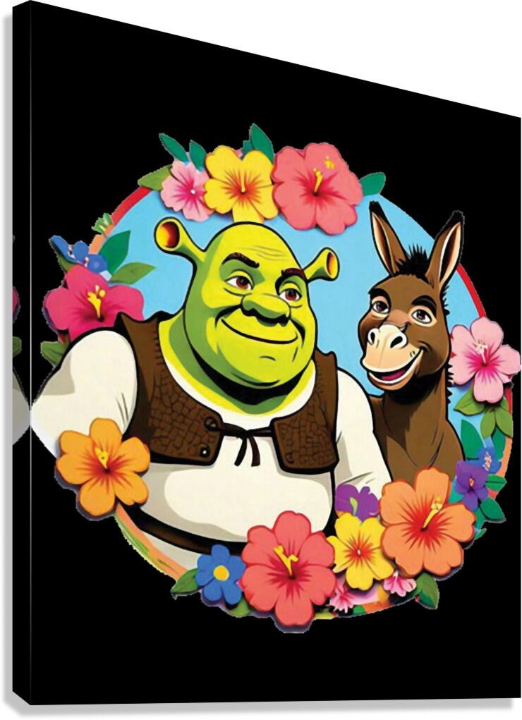 Shrek 24 Canvas Print