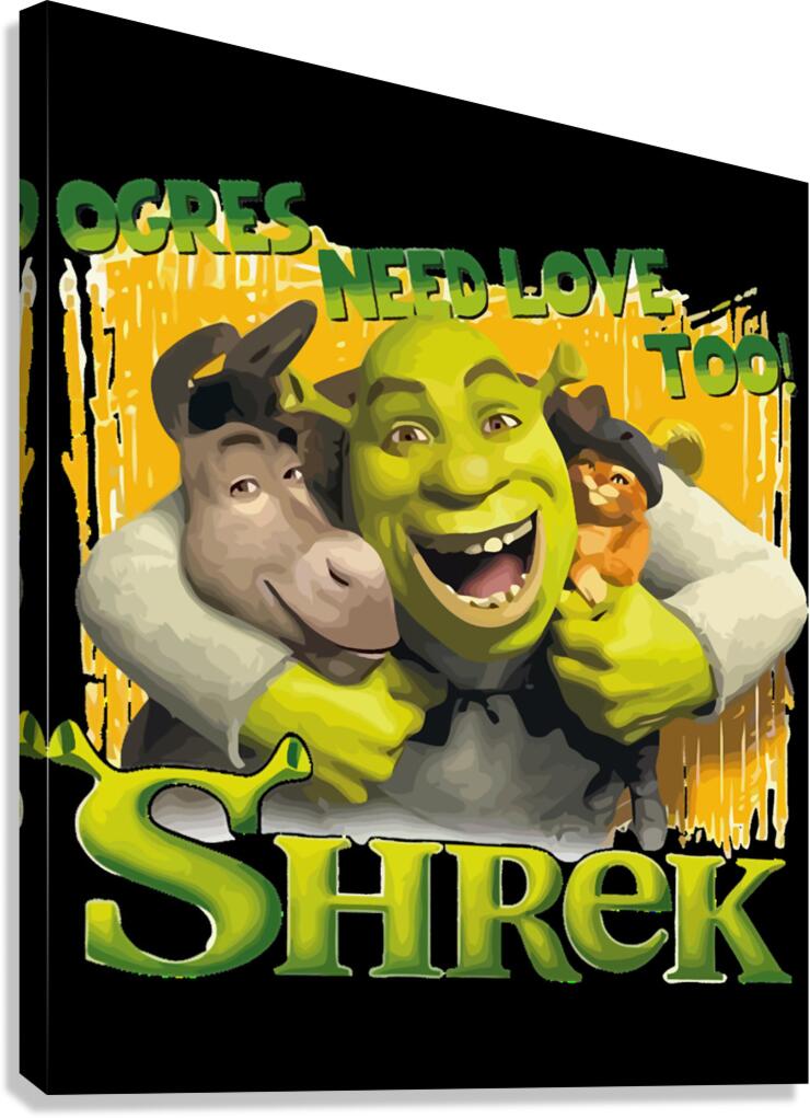 Shrek 26 Canvas Print